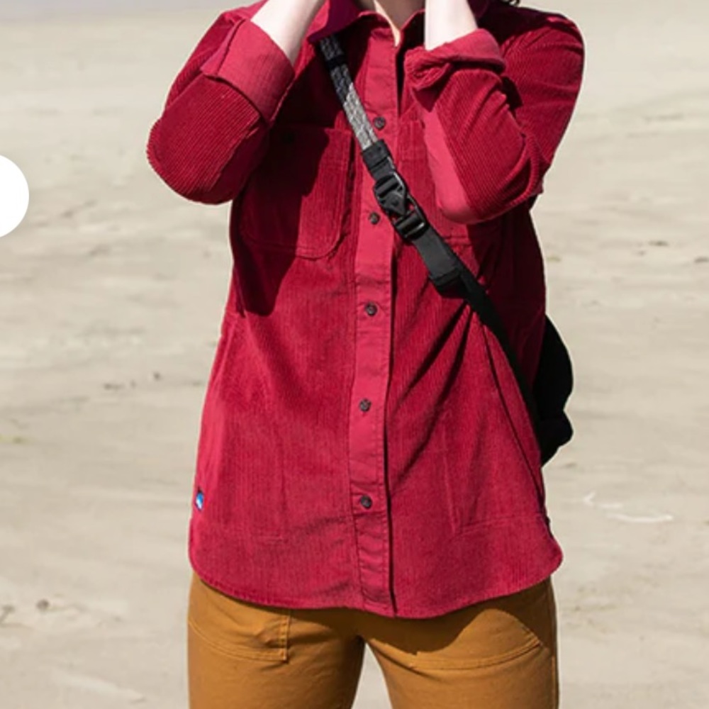 KAVU Corduroy Shirt Jacket, Size Med.  NWT.